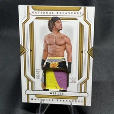 2024 National Treasures WWE💎 Wes Lee 💎Material Treasures Jersey /99 Nxt