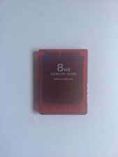 Official Sony PlayStation 2 8MB Memory Card - Red