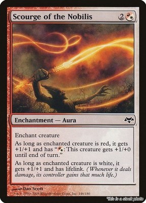 MTG Scourge of the Nobilis Card #146 Eventide LP Magic