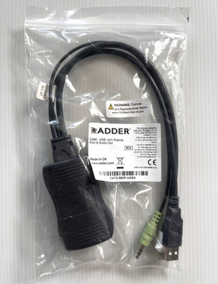 ADDER CATX-MDP-USBA mini DisplayPort CAM with USB & audio M3b NEW