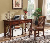 Schreibtisch 2Tlg. Set BüRo Einrichtung Tisch Holz Design MöBel Schrank Computer