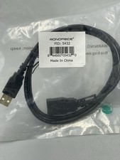 3ft 3 Feet USB 2.0 A Male to A Female Extension 28/24AWG Cable Gold Plated