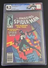 Amazing Spider-Man #252 CGC 9.2 Newsstand Variant 1st Black Costume White Pages