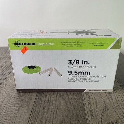 Stinger 3/8 Inch Cap Staple Packs For CH38-2 & CH38A Cap Hammers - New