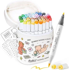 Bobbie Goods x Ohuhu Limited Edition Alcohol-Based Marker Set 48 Count - IN HAND