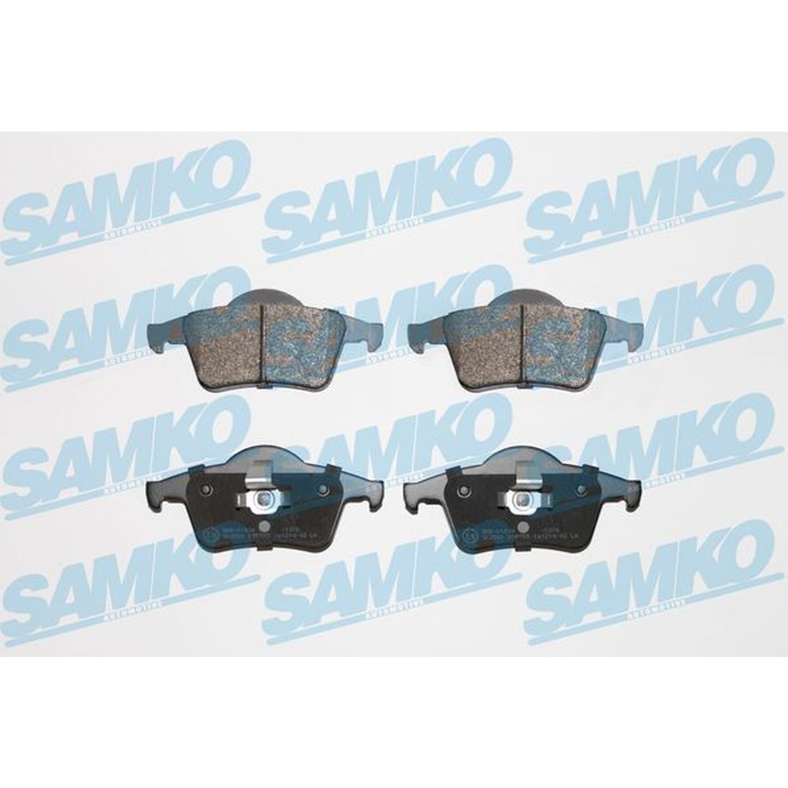 1x ORIGINAL® SAMKO Bremsbelagsatz, Scheibenbremse Hinten für Volvo V70 II S60