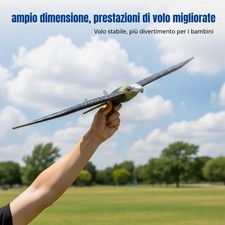 Aliante in schiuma EPP, modello lanciabile a mano, gioco outdoor per bambini