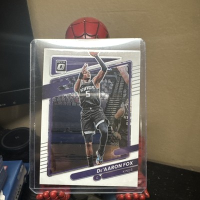 2021-22 Donruss Optic De Aaron Fox White Sparkle Prizm #85