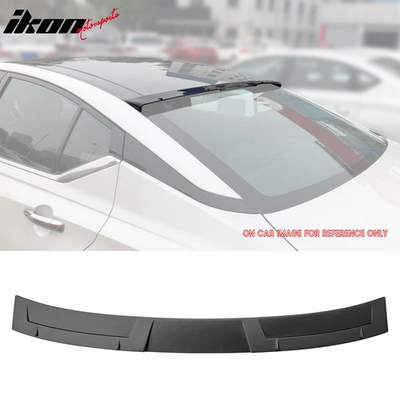#ad For 19 25 Nissan Altima IKON Rear Window Roof Spoiler Visor Wing Matte Black ABS $49.99