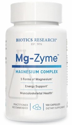 Biotics Research Mg-Zyme Triple Magnesium Complex Energy Support 100 Capsules
