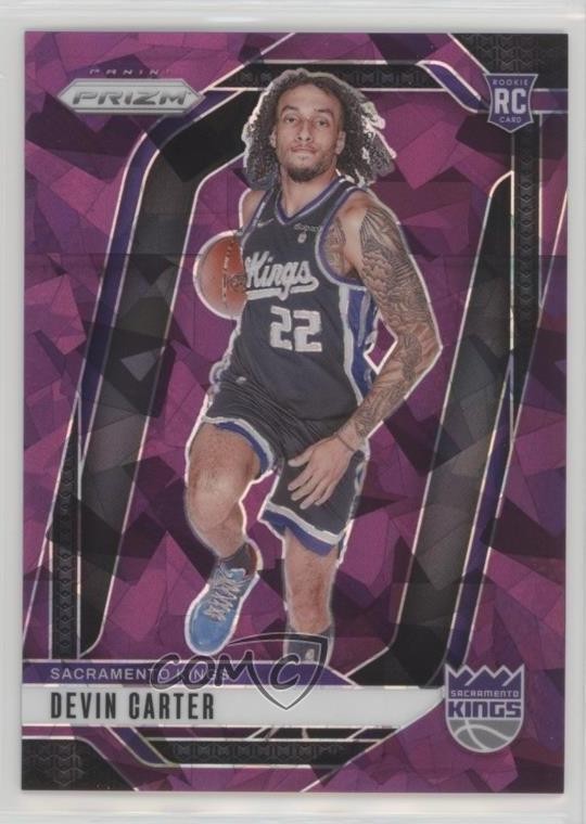 2024-25 Panini Prizm Purple Ice Prizm /149 Devin Carter #231 Rookie RC