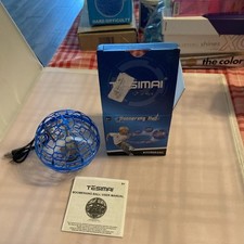 BOOMERANG BALL SPIN HOVER LIGHT-UP FLYING BALL TOY GLOBE Blue