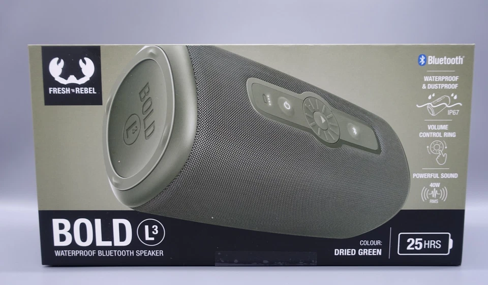 FRESH 'N REBEL Bluetooth®-Lautsprecher "Bold L3", Dried Green #15526158 - Bild 1 von 4