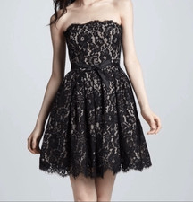 Robert Rodriguez for Target Neiman Marcus Strapless Black Lace Dress 2