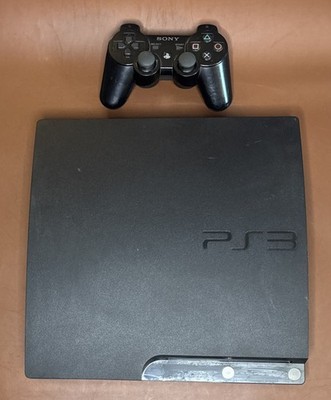 Sony PlayStation 3 Slim PS3 320GB Console Gaming System CECH-2501B & Controller