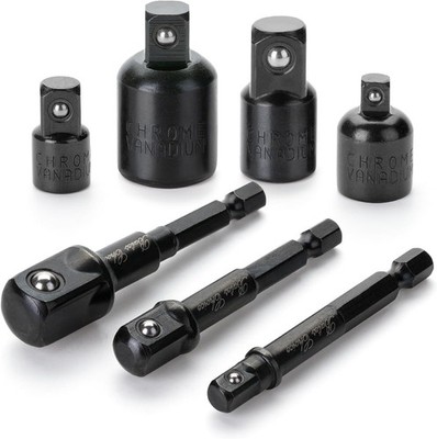 Juego adaptadores dados extensiones impacto 7piezas 1/4pulg portabrocas taladro