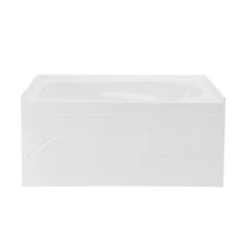 Swiss Madison SM-AB520 Ivy 54" Three Wall Alcove Acrylic Soaking - White