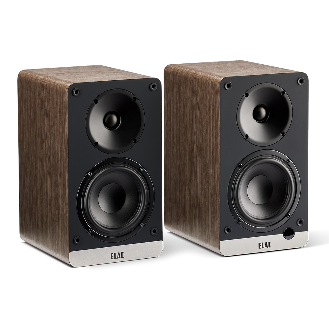 ELAC Debut ConneX DCB41 Powered Speakers - Walnut