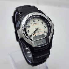 CASIO ILLUMINATOR WS-300 LAP MEMORY 10 ANA-DIGI ALARM CHRONOGRAPH MEN'S WATCH