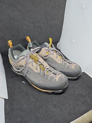 Garmont Dragontail Hiking Shoes Gore-Tex Athletic Gray Yellow Size 12 46