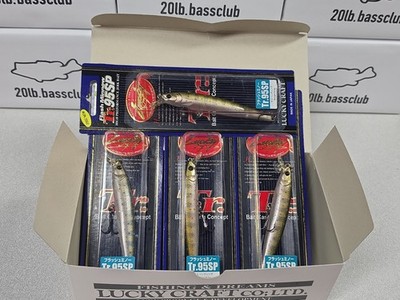 (4) Discontinued Lucky Craft FLASH MINNOW TR 95SP...Iwana...Dealer Box--NOS!!!