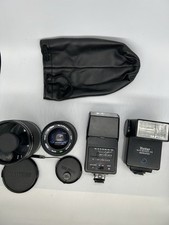 Kalimar Camera Lenses And Flash Bundle With Camera Bag