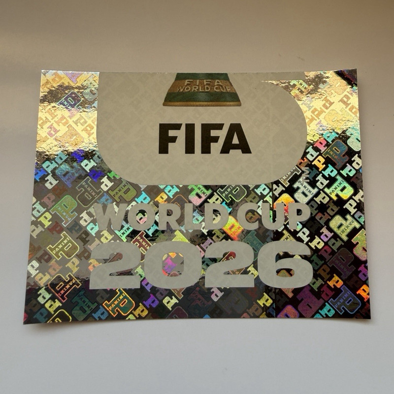 FIFA World Cup 2026 Hologram Tournament Logo/Text Sports Sticker English