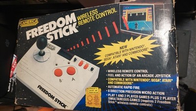 *Vintage* Camerica Freedom Stick Wireless Joystick w/ Automatic Rapid Fire