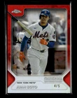 Juan Soto 2025 Topps NSCC Silver Pack Chrome MLB Red Refractor 4/5 Mets