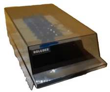 Rolodex model VIP 24C vintage filled with unused index cards tabbed