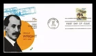 DR JIM STAMPS US COVER WRIGHT BROTHERS AVIATION PIONEERS AIR MAIL FDC SPECTRUM