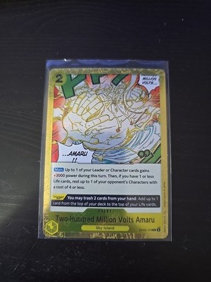 Two-Hundred Million Volts Amaru OP05-115 Eng Jolly Roger PRB01 One Piece Card