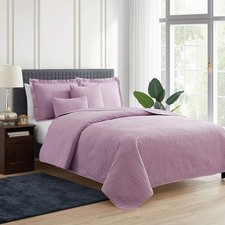 Quilts Twin Size All Season Bedspread Coverlet Set Pinsonic Weave Lightweight