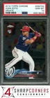 2018 TOPPS CHROME UPDATE #HMT55 JUAN SOTO RC NATIONALS PSA 10