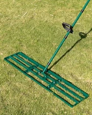 Lawn Leveling Rake 48x10'', Yard Leveling Rake with 78'' Back-Saving 