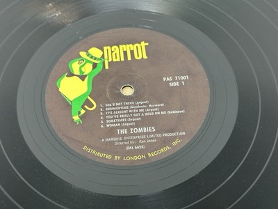 The Zombies: S/T: 1965USA Vinyl LP: Parrot PAS 71001 She's Not