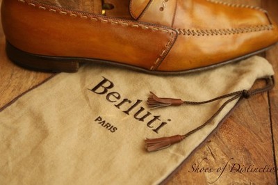 Berluti hellbraune Brogue Penny Halbschuhe Schuhe Herren UK 10 EU 44 US 11