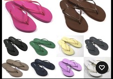 Lot Of 3 SEALED Old Navy Flip Flop Sandals Womens Size 9 Black,Pink, White