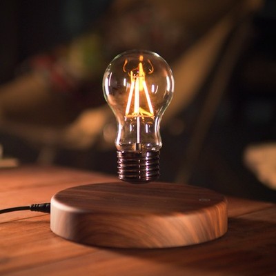 Magnetic Levitation LED Night Light Floating Desk Lamp Touch Control Modern Deco