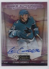 2024-25 O-Pee-Chee Platinum Rookie Auto Sunset Ethan Cardwell #R-EC Auto RC 2ld