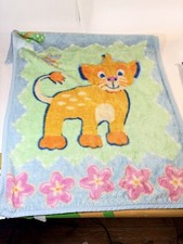 Vintage Walt Disney The Lion King Baby Blanket 45x30