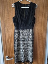 Evening Cocktail Party Dress Sise 12 Black