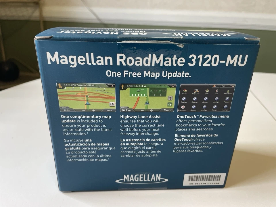 Magellan RoadMate 3120-MU 4.7 inch Satellite GPS Map Navigator - Black - Image 3 of 4