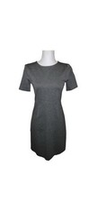 J. Crew charcoal gray short sleeve zip up dress - NWT