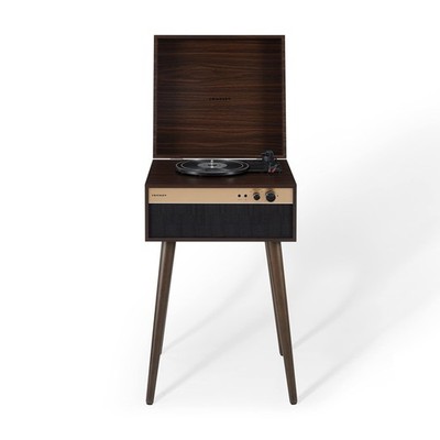 Crosley CR6236A-WA Jasper 3-Speed Bluetooth in/Out Vinyl Record Player Turntable