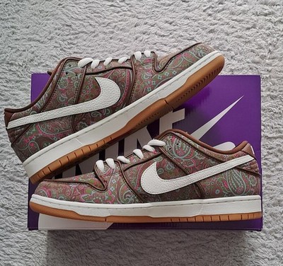 Nike SB Dunk Low Pro Paisley Brown Neu DH7534-200 EU 45 | US 11