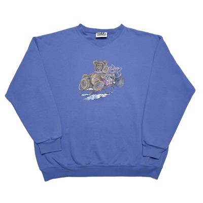 Northern Reflections Vintage Teddy Bear Christmas Sweater Gifts Sleigh Holiday