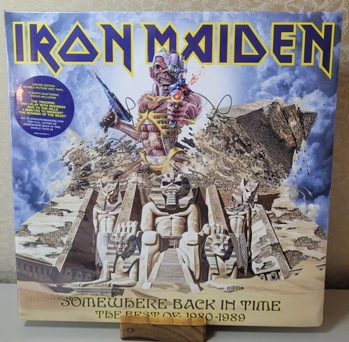 Somewhere Back in Time by Iron Maiden (Sealed & New)w/minor sleeve damage