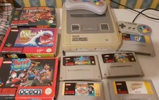 Super Nintendo Console And Games