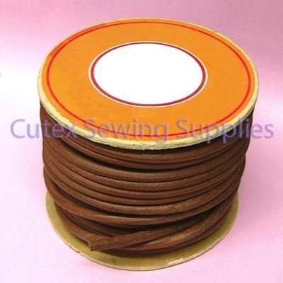 Oak Leather Belt For Sewing Machines 3/16'' Wide, 100 Ft Roll 